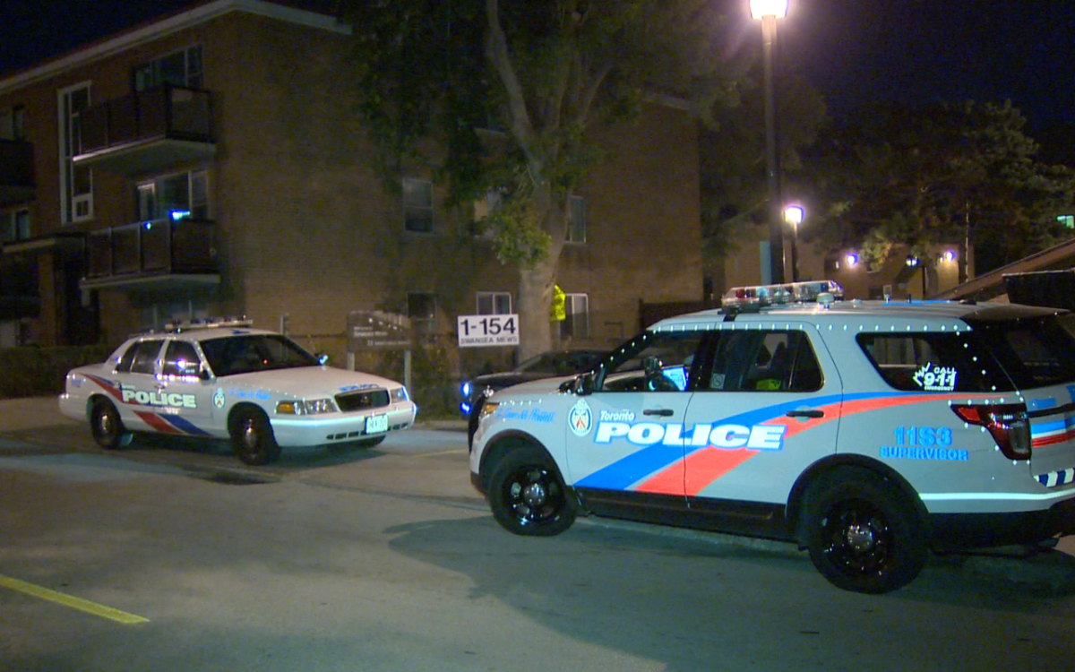 A 15-year-old boy is in hospital with serious injuries following a shooting at a Toronto housing complex on Sept. 2, 2016.