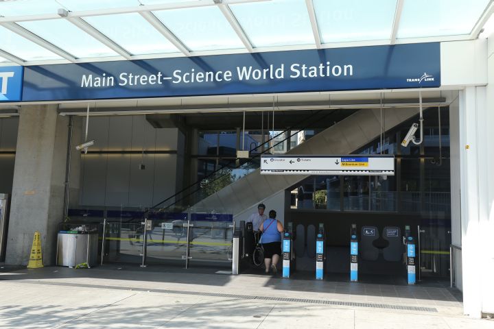 Main Street-Science World Station Translink Skytrain station
