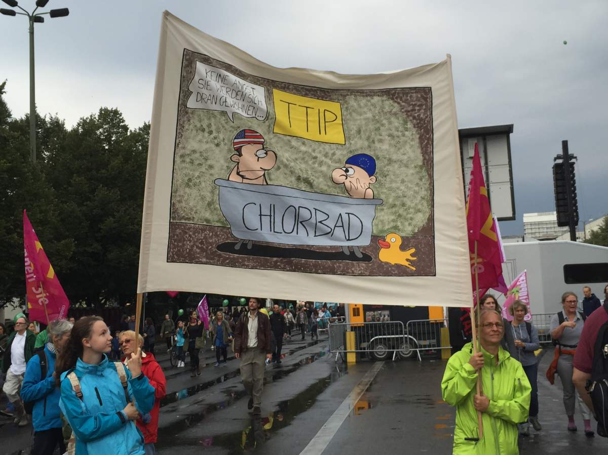 CETA: Protests against Canada-EU trade deal held across Germany - image