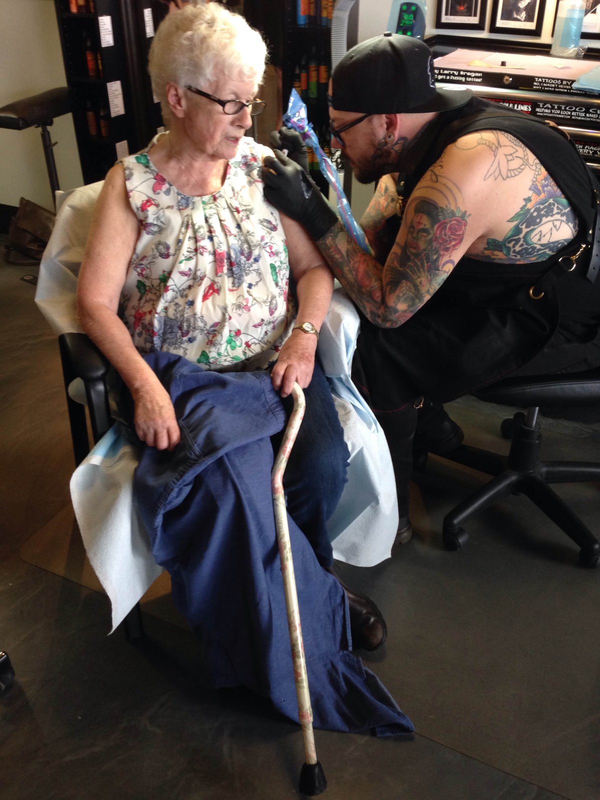 Great-granny gets inked to avoid doctor-assisted death | Globalnews.ca