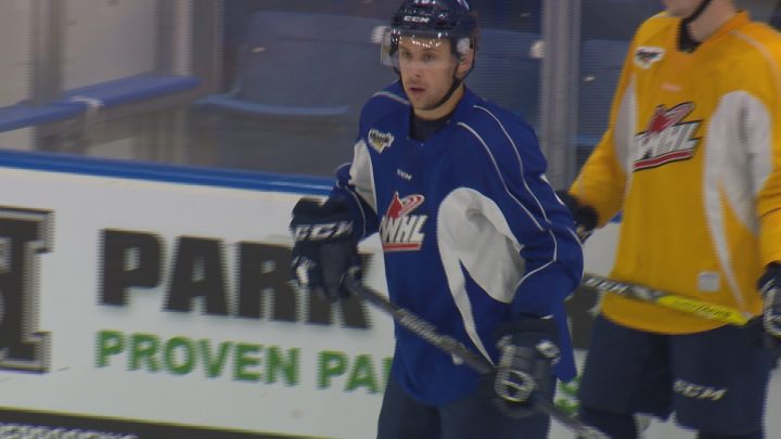 Forward Jesse Shynkaruk has made a rapid rise up the Saskatoon Blades depth chart after joining the team on a tryout late in training camp.
