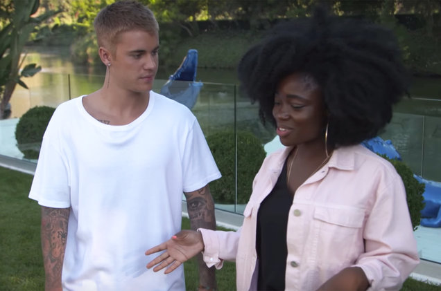 Clara Amfo and BBC Radio 1 hung out with Justin Bieber at his crib in LA to play some basketball and meet his dog Todd.