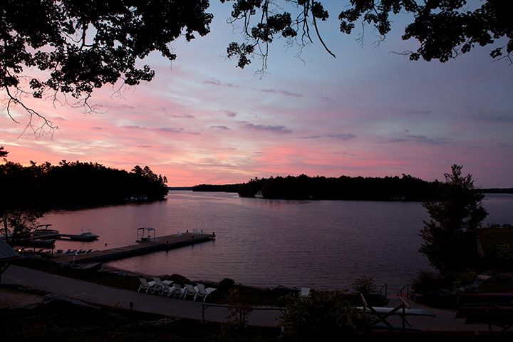 Dawn on Lake Rosseau in the Muskoka region of Ontario on Sept. 12, 2012.