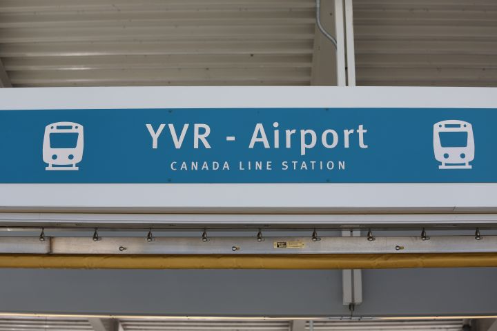 Canada Line Station YVR Airport Skytrain