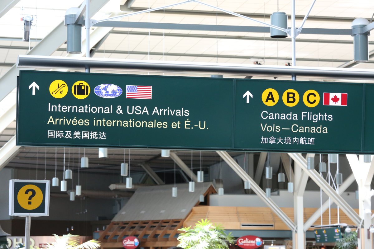 YVR Vancouver International Airport International and US arrivals