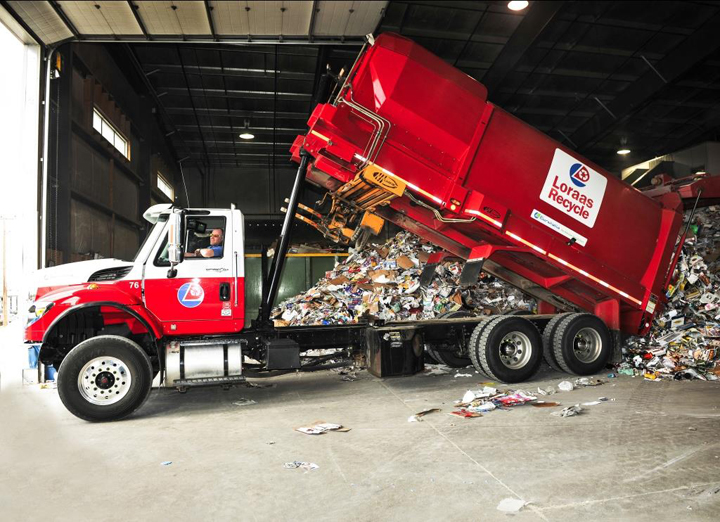 A man who was in a waste bin ended up getting an unexpected ride in the back of a garbage truck headed to Regina's dump.