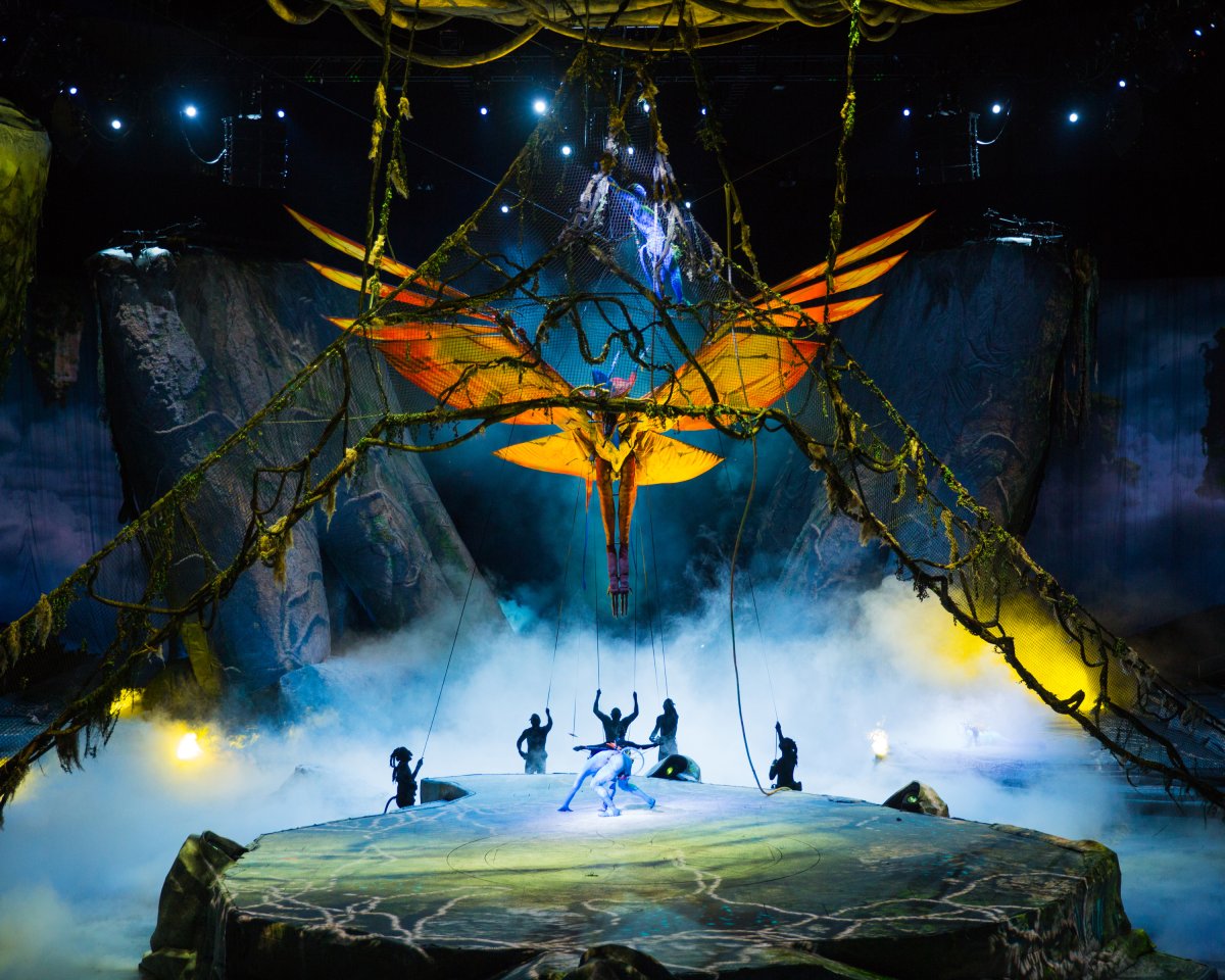 Promotional photo from Cirque Du Soleil's "Toruk - The First Flight" show. 
