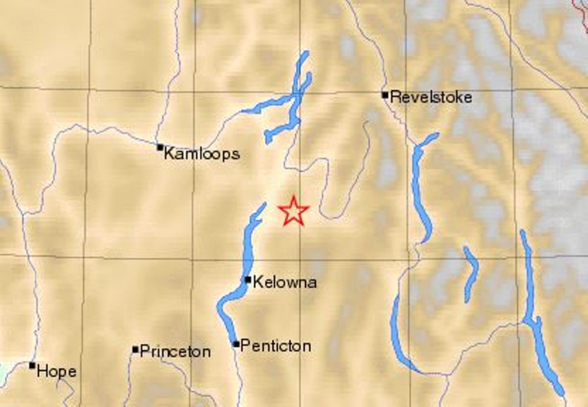 Small earthquake rattles North Okanagan - image