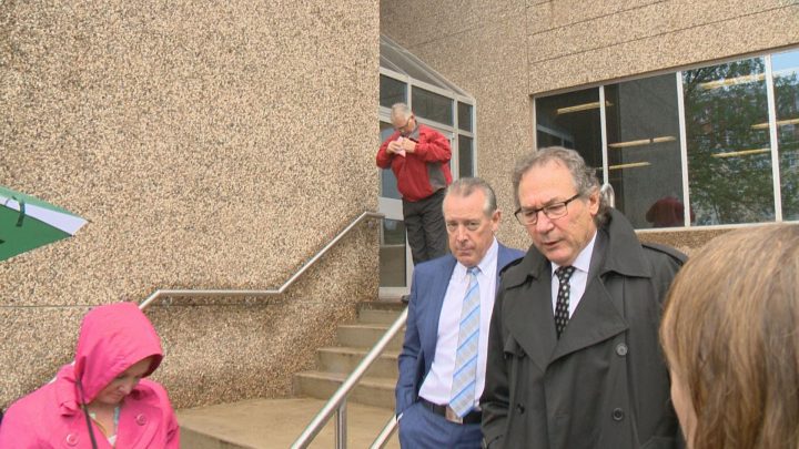 McMorris leaves court after pleading guilty and being sentenced for drunk driving.