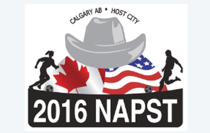 Logo from North American Police Soccer Tournament. 