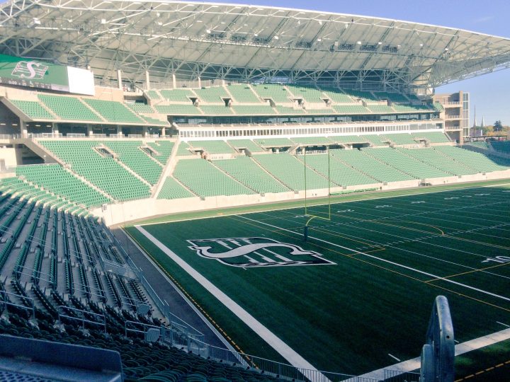 The first Roughrider game at the new Mosaic Stadium takes place on June 10.