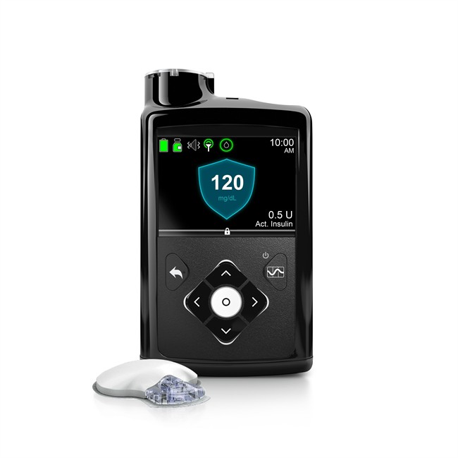 This image provided by Medtronic shows its MiniMed 670G system.