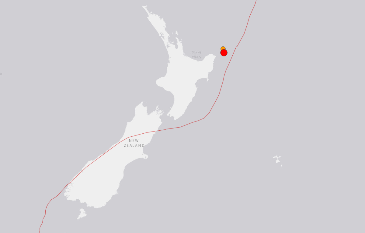 A 7.1 magnitude earthquake struck off the coast of New Zealand on Friday. 