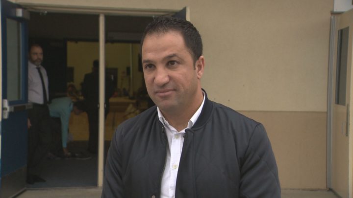 Omar Najmeddine, executive director of Al-Rashid Mosque, talks about the meaning of Eid al-Adha on Sept. 12, 2016.