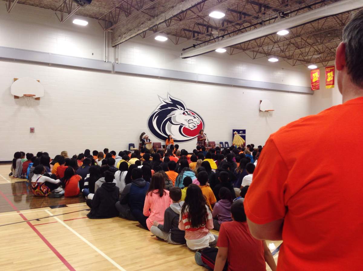 St. Martha School recognized Orange Shirt Day