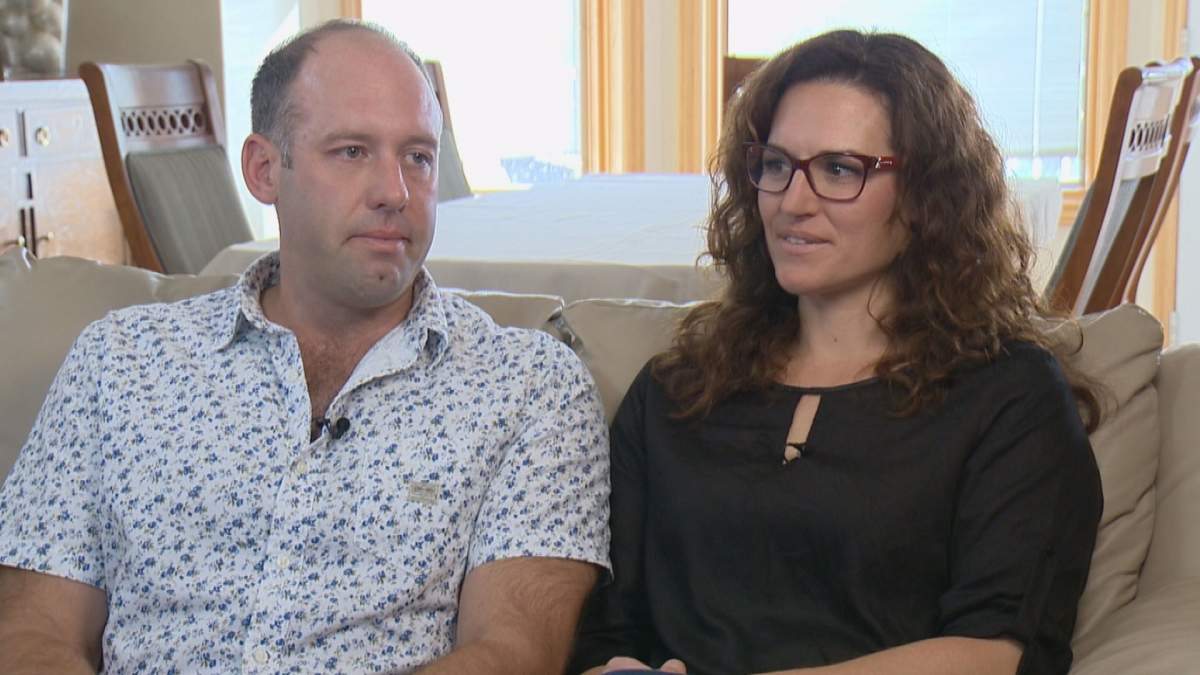 Woody Reaume (left) and Allana Reaume reflect on their son's journey battling a rare and aggressive form of cancer.