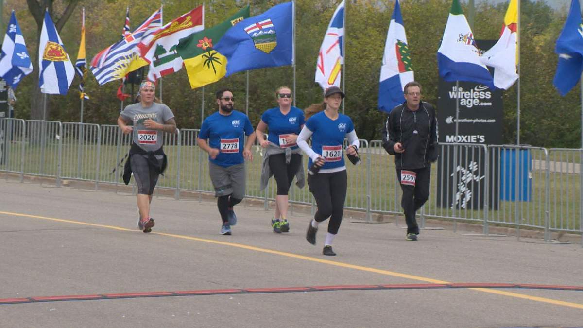 Runners hit the pavement in 16th annual Queen City Marathon.