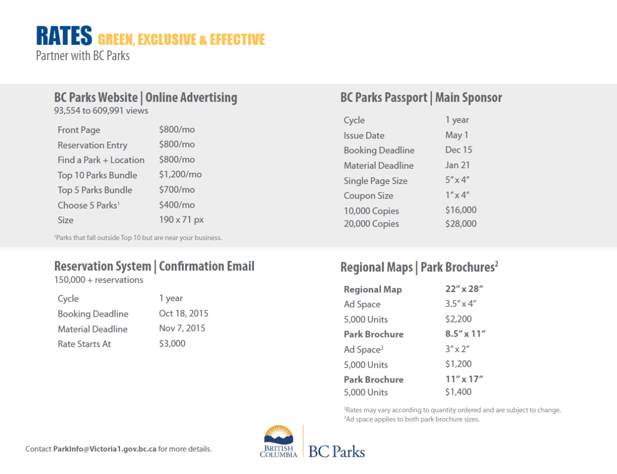 Corporate ads on BC Parks website under question - image