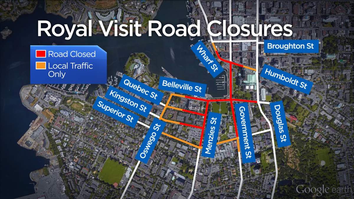 Royal visit means weekend road closures as Will and Kate tour BC - image