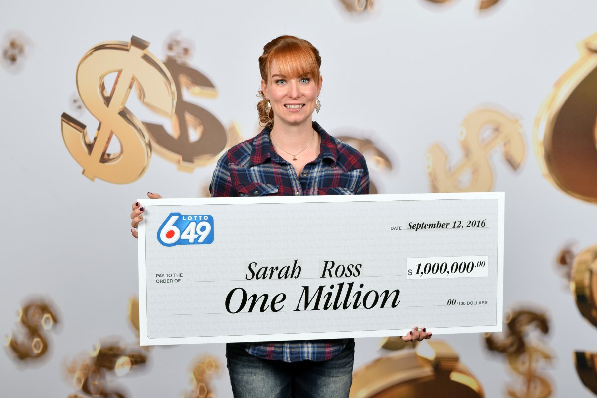 Sarah Ross wins $1 million.