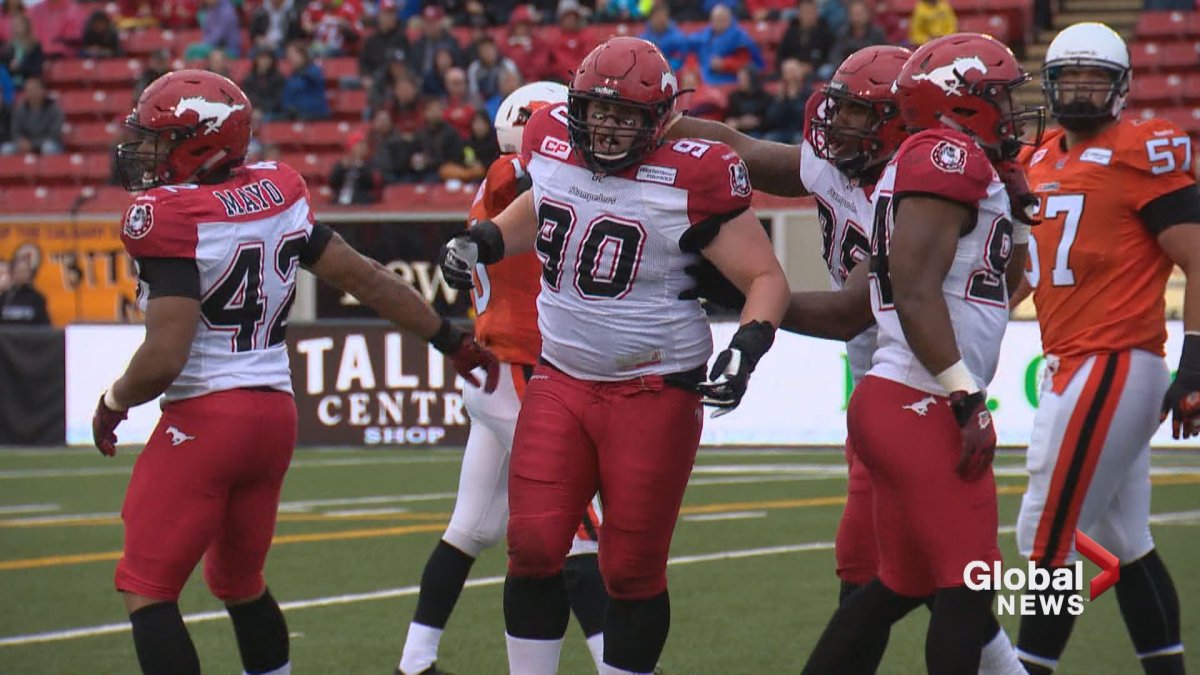 DT Smith, Stampeders player 90, has been suspended for steroids.