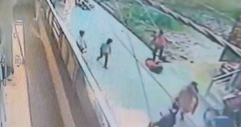 A CCTV camera captured the brutal murder of Karuna Kumar in a North Delhi.