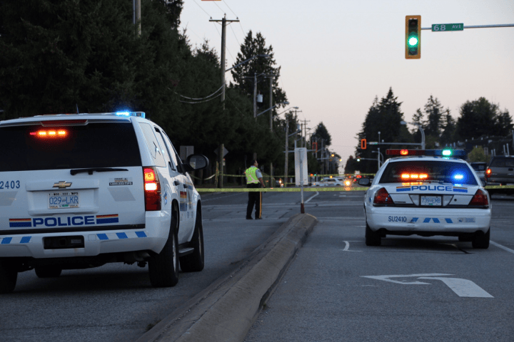Pedestrian in serious condition after collision in Surrey - BC ...