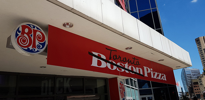 Boston Pizza changes name to ‘Toronto Pizza’ ahead of crucial Blue Jays, Red Sox series - image