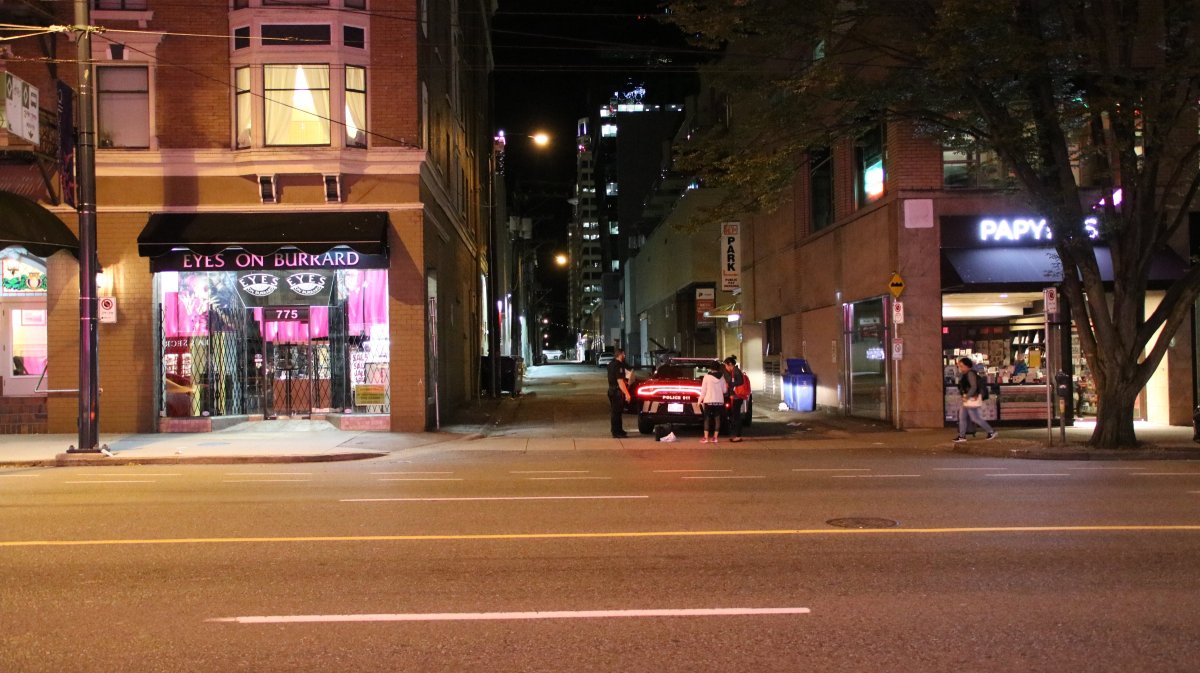 Vancouver Police are investigating after a sex assault in downtown Vancouver Sunday night.