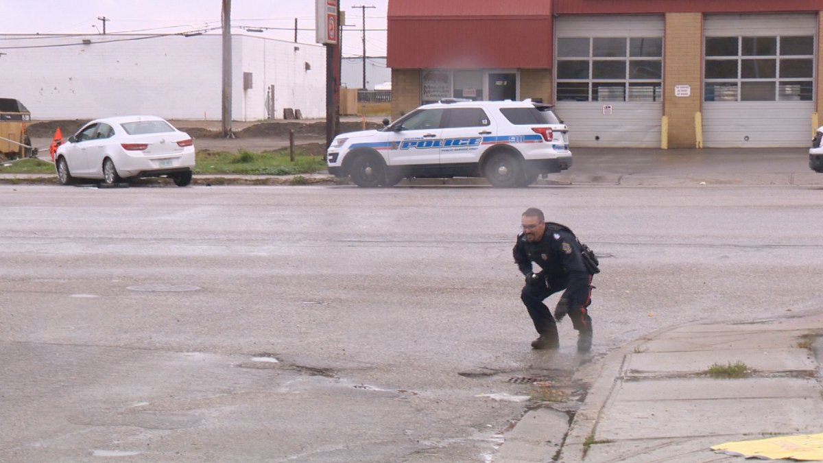 Regina police are investigating after reports of gunshots on Victoria Avenue.