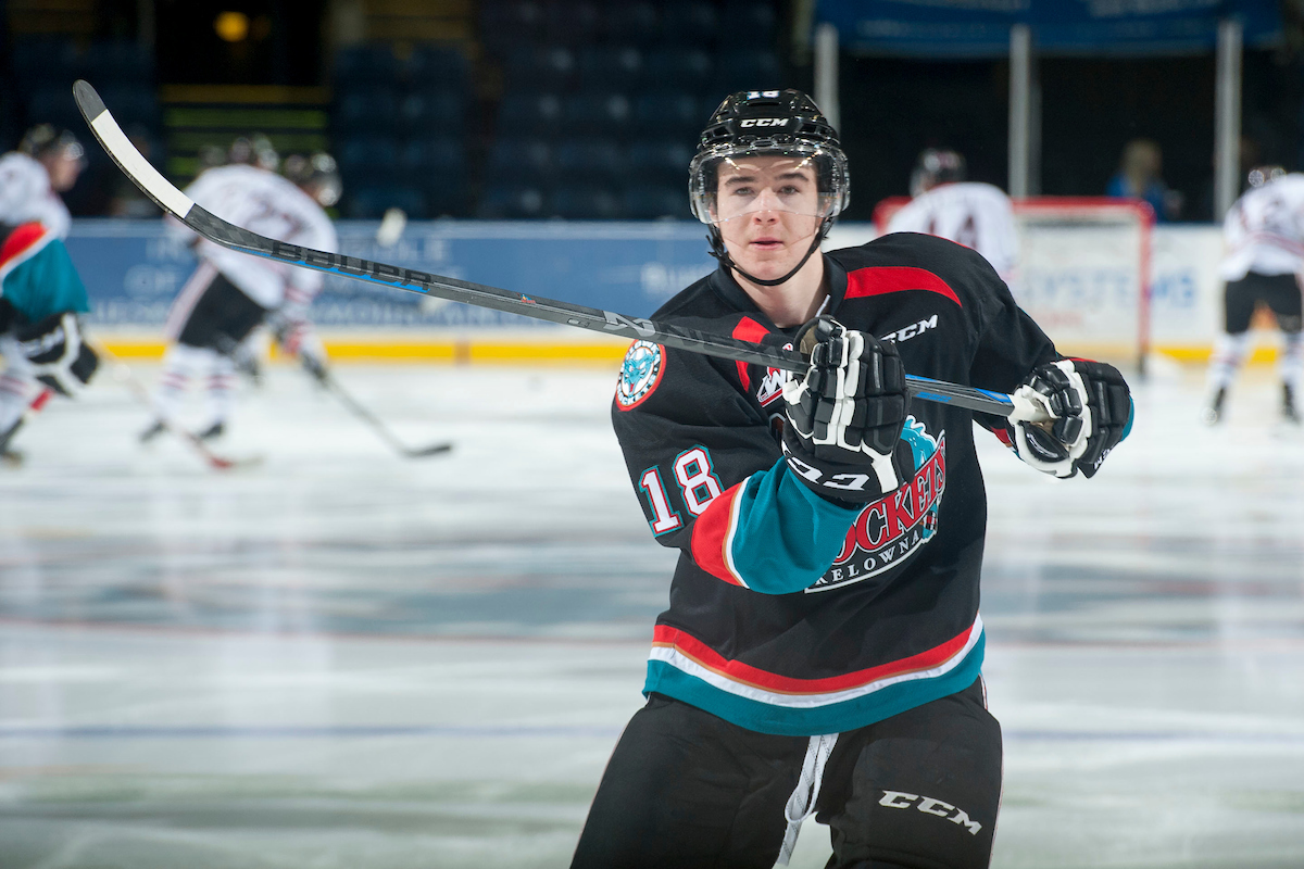Forward Tate Coughlin has been released by the Kelowna Rockets .