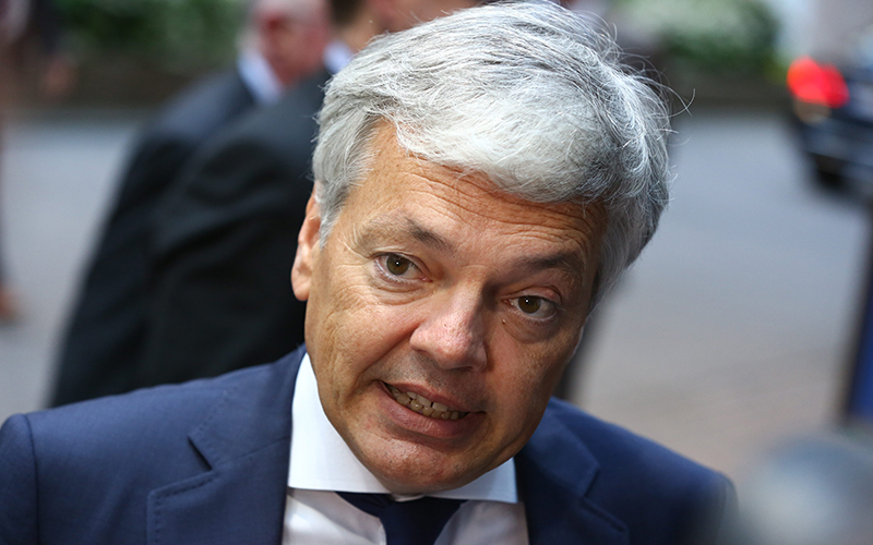 Didier Reynders, 
Foreign Affairs minister of Belgium.