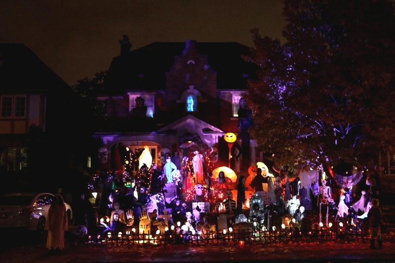 The Sullivan home in Ottawa is decked out for Halloween.