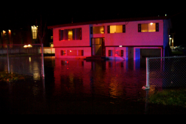 A water main break in Abbotsford Saturday morning led to over four feet of water seeping into this home. All residents were evacuated.