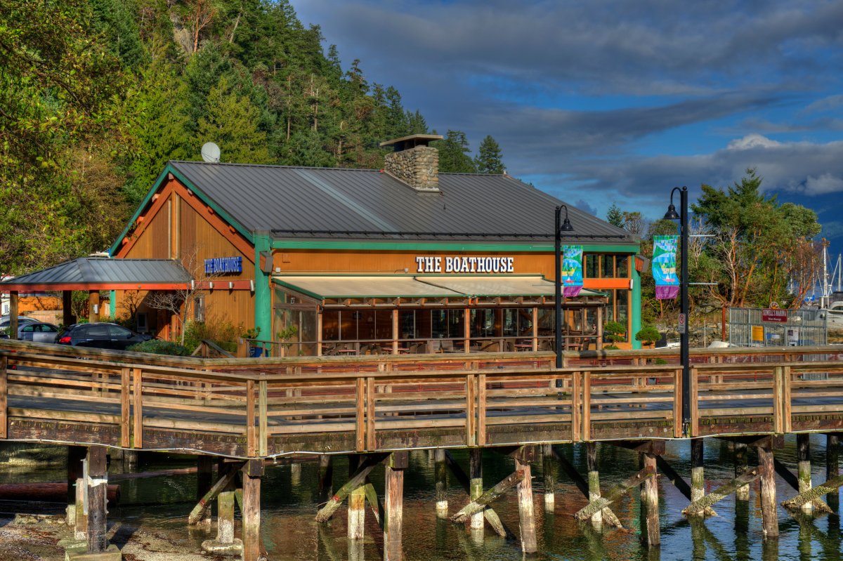The Boathouse restaurant seen in Horseshoe Bay, West Vancouver.