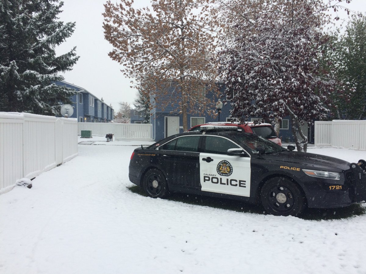 Calgary police were called to an apartment building in the 200 block of 90 Avenue S.E. around 10 a.m. Sunday, Oct. 9, 2016 where a man was found dead.