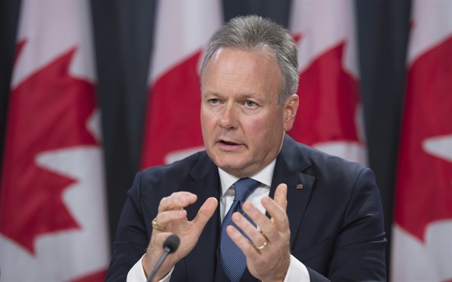 Bank of Canada Governor Stephen Poloz speaks following an interest rate announcement in Ottawa, Wednesday October 19, 2016. 