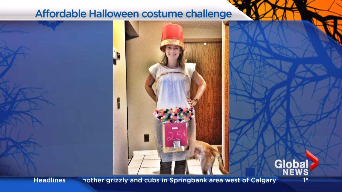 Global Calgary affordable Halloween costume challenge from crafter Lori Gibbs - image