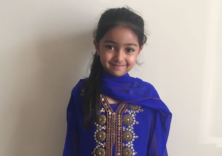 Four-year-old Amber Athwal is shown in this photo taken in July 2016. Athwal went into a coma following a dental visit in September 2016.
