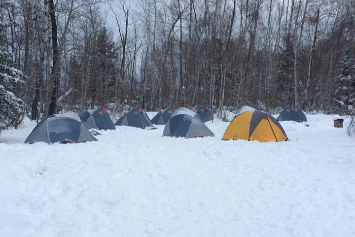 Oct. 17: This Your Saskatchewan photo of a group of army cadets on their annual trip was taken by Tara Lowndes‎ at Anglin Lake.