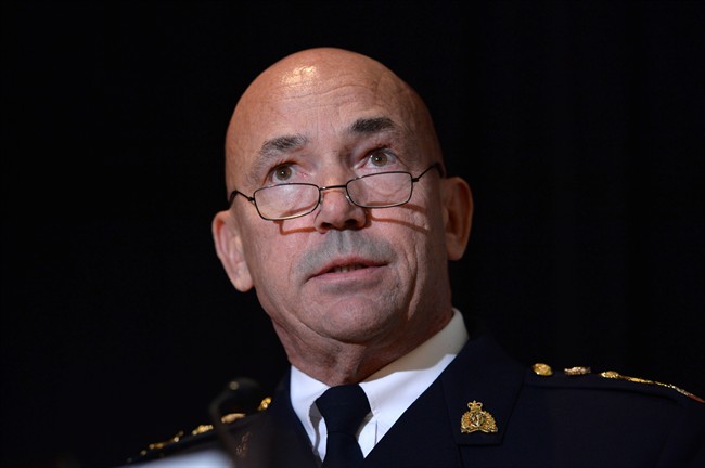 RCMP Commissioner Bob Paulson referenced the Mounties' decision to give rifles to more frontline officers as he expressed fears Monday about the increasing militarization of Canadian police forces.