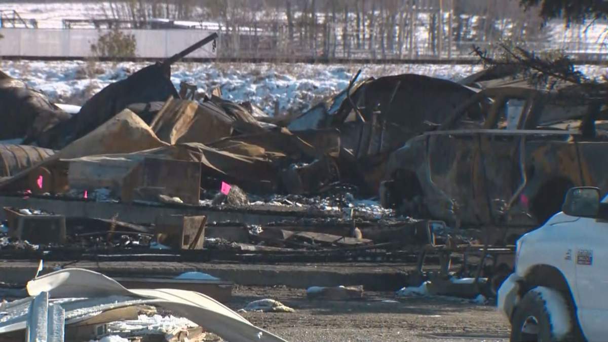 A fire destroyed the Bashaw Motor Inn on Sunday, Oct. 9, 2016.