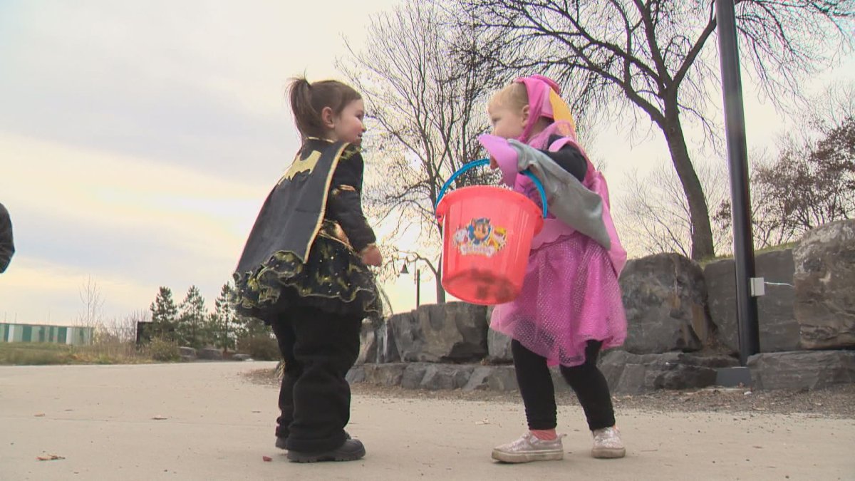 Hundreds enjoy a spooky Sunday afternoon at the Edmonton Valley Zoo's Boo at the Zoo.