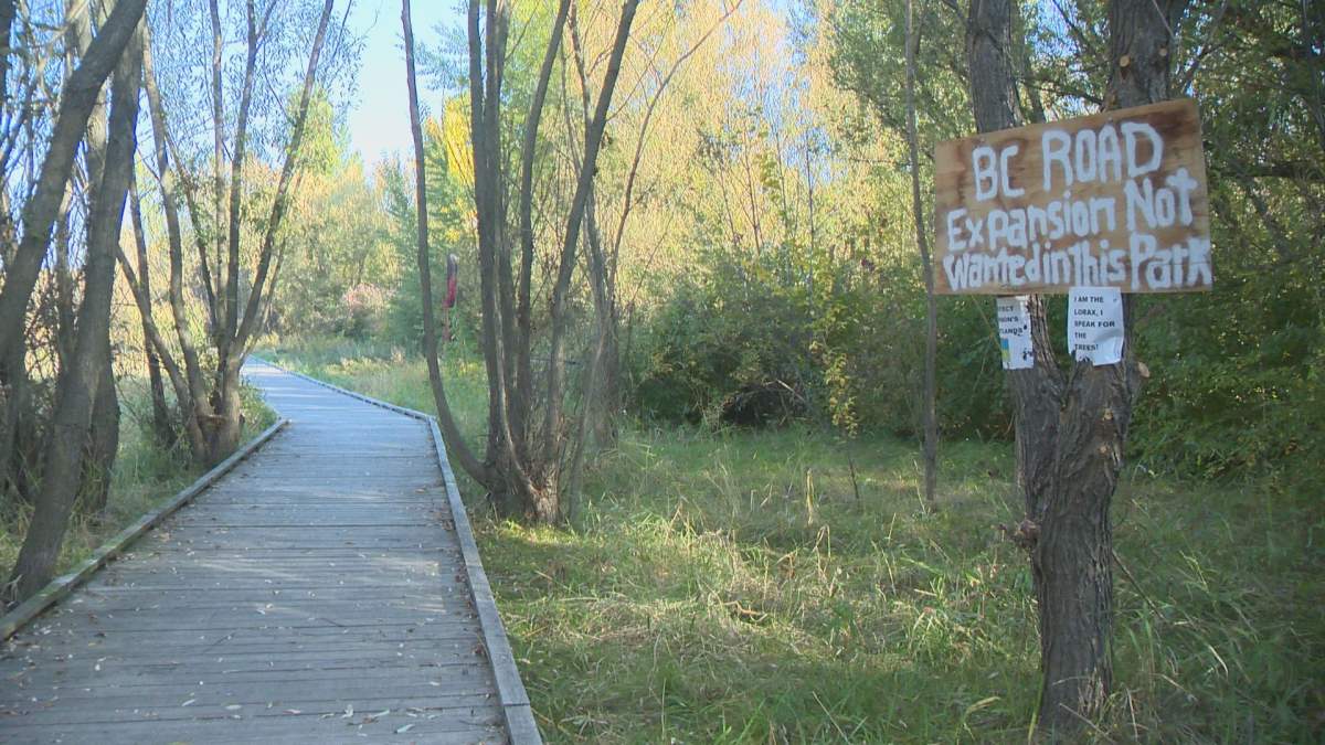 Naturalists in Vernon hope to divert a road project and protect a wetland. 