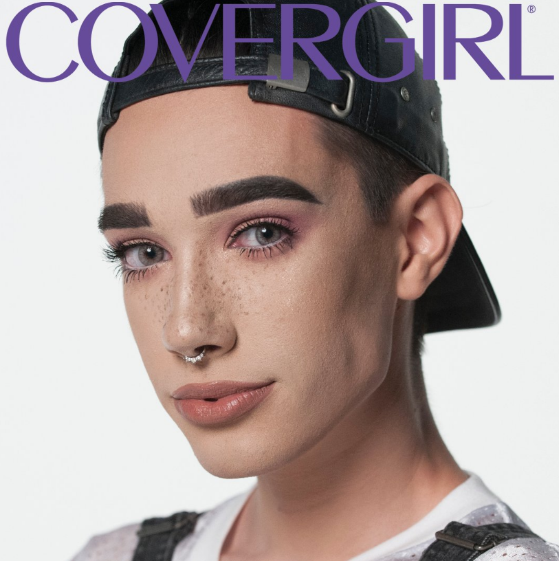 James Charles is CoverGirl's first male ambassador. 