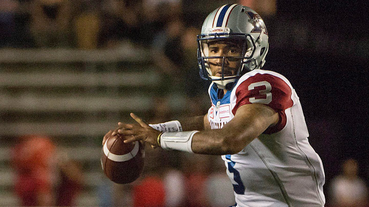 The Montreal Alouettes look to turn around its sputtering offence with rookie quarterback Vernon Adams Jr. when they visit the Saskatchewan Roughriders.
