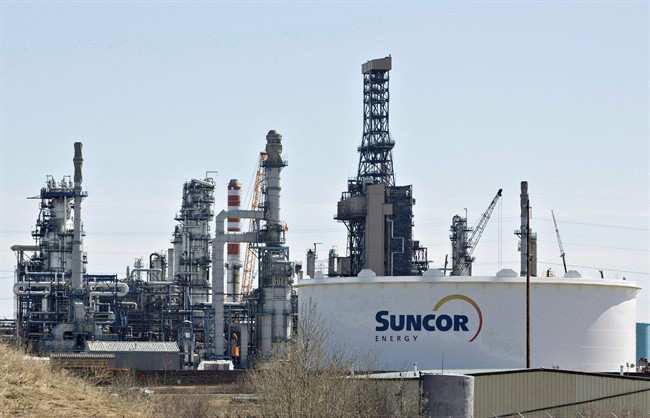 The Suncor Refinery in Edmonton is seen on Tuesday, April 29, 2014. The question of whether the federal cabinet should be able to override National Energy Board decisions is expected to be addressed today in a report on the future of the regulator.