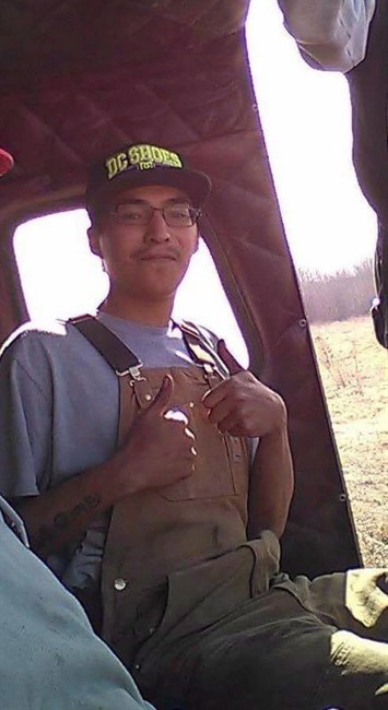 Colten Boushie is shown in this undated handout photo.