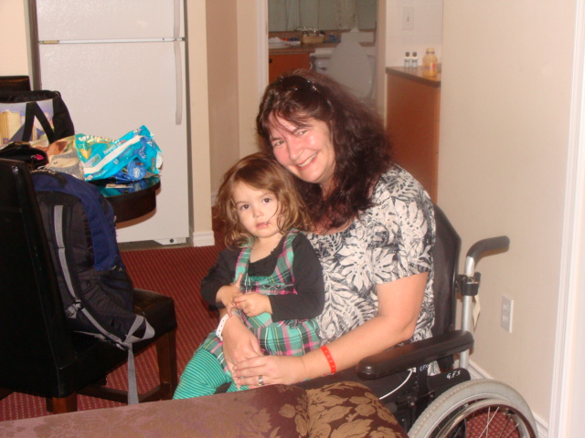 Janie Gaudet and Danielle Gaudet in 2010