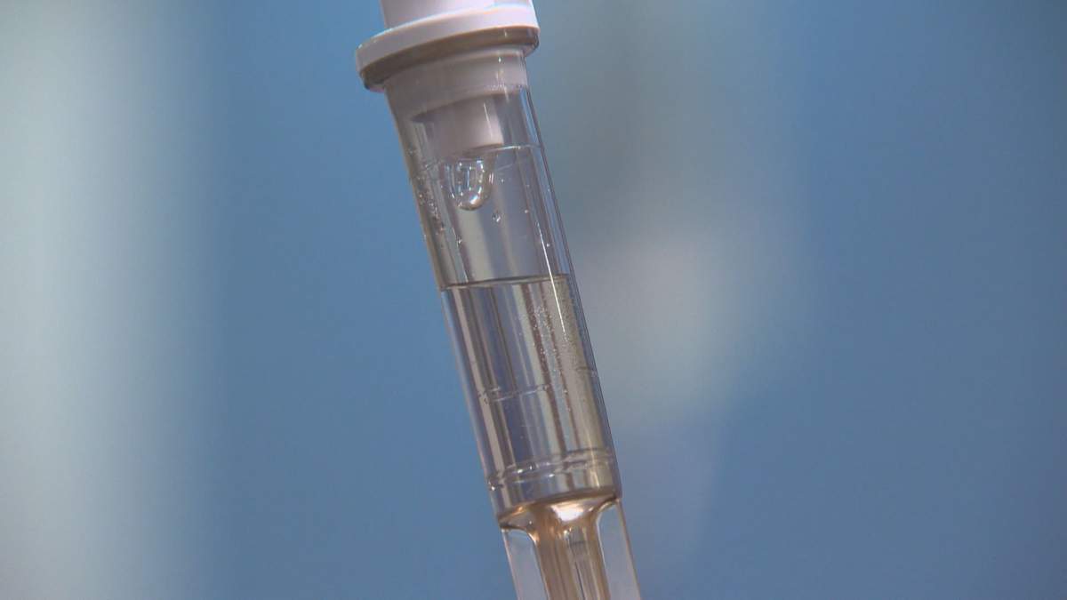 Dental sedation in progress. 